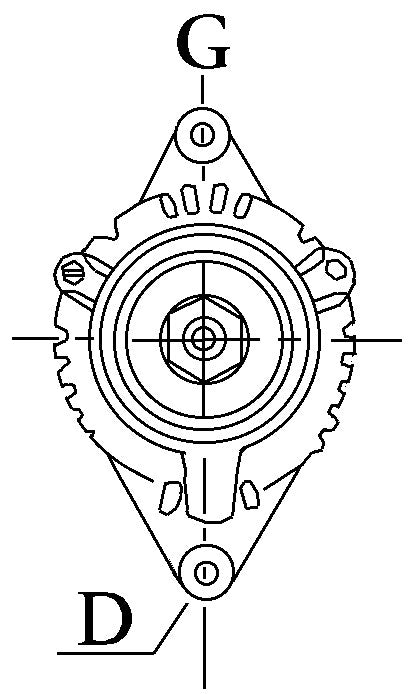 Alternator - 14 amp - Fits Opel, Vauxhall