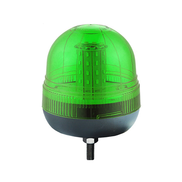 Single Bolt Multifunction Green LED Beacon - 12/24V 4-445-06