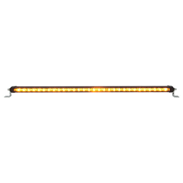 R65 Slim 32" Amber LED Warning Light Bar (10 Flash Patterns) 0-441-68